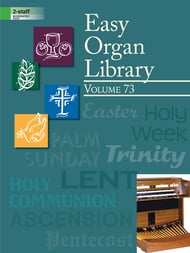 Easy Organ Library, Vol. 73 Organ sheet music cover Thumbnail